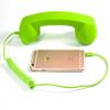 YTYKINOY Retro 3.5mm Telephone Handset Cell Phone Receiver Mic Microphone Speaker for iPhone iPad Mobile Phones Cellphone Smartphone (Green) view 2