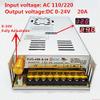 Switching Power Supply Voltage Adjustable DC 5V 12V 24V 36V 48V 60V 80V 120V 160V 220V 480W Power Supply Transformer 110/220VAC (0-24V 20A) view 2