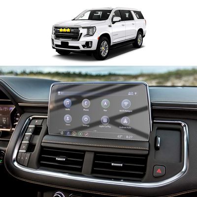 [2 Packs] PET Plastic Screen Protector for 2021 GMC Yukon SLE SLT AT4 Infotainment 3 Plus System 10.2In Navigation High Clarity Anti-Glare GPS Touch Protective Film (PET Protector)