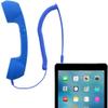 YTYKINOY Retro 3.5mm Telephone Handset Cell Phone Receiver Mic Microphone Speaker for iPhone iPad Mobile Phones Cellphone Smartphone (Blue) view 4