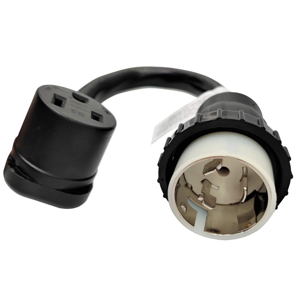 Parkworld 885576/CS6365 Shore Power 50A Locking Male SS2-50P to 6-50R Welder Adapter Cord, 6AWG 1.5FT