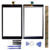 JayTong Digitizer Touch Screen Outer Screen Glass Replacement with Free Tools for Amazon Kindle Fire HD 8 7th 2017 Gen SX034QT Black view 1