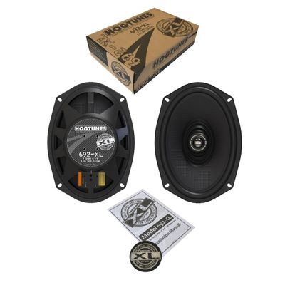 Hogtunes 692-XL High Performance XL Series 400 Watt 6"x9" Speakers (2 Pack), Fits Most Replacement Saddlebag Lids on 1998-Current Harley-Davidson Motorcycles