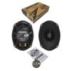 Hogtunes 692-XL High Performance XL Series 400 Watt 6"x9" Speakers (2 Pack), Fits Most Replacement Saddlebag Lids on 1998-Current Harley-Davidson Motorcycles view 1