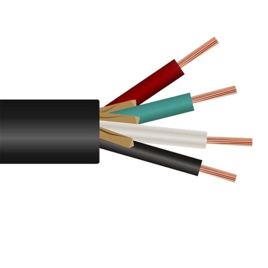 1000' Nassau 16/4 SEOOW Portable Cable 600V Black