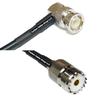 10 feet RFC240 KSR240 BNC Male Angle to SO239 UHF Female RF Pigtail Coaxial Cable view 1
