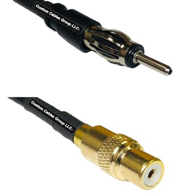 10 feet RFC240 KSR240 AM/FM Male to RCA Female RF Pigtail Coaxial Cable