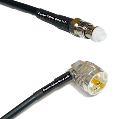 10 feet RFC240 KSR240 FME Female to UHF Male Angle RF Pigtail Coaxial Cable