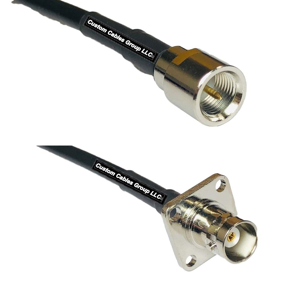 10 feet RFC240 KSR240 FME Male to BNC Flange Female RF Pigtail Coaxial Cable