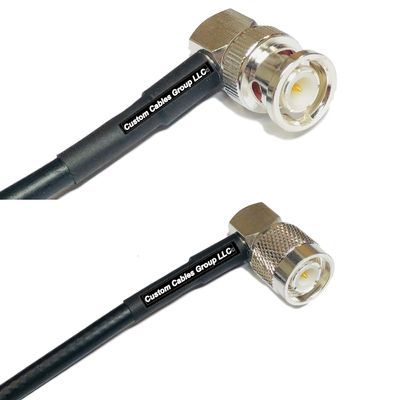 10 feet RFC240 KSR240 BNC Male Angle to TNC Male Angle RF Pigtail Coaxial Cable