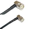 10 feet RFC240 KSR240 BNC Male Angle to TNC Male Angle RF Pigtail Coaxial Cable view 1