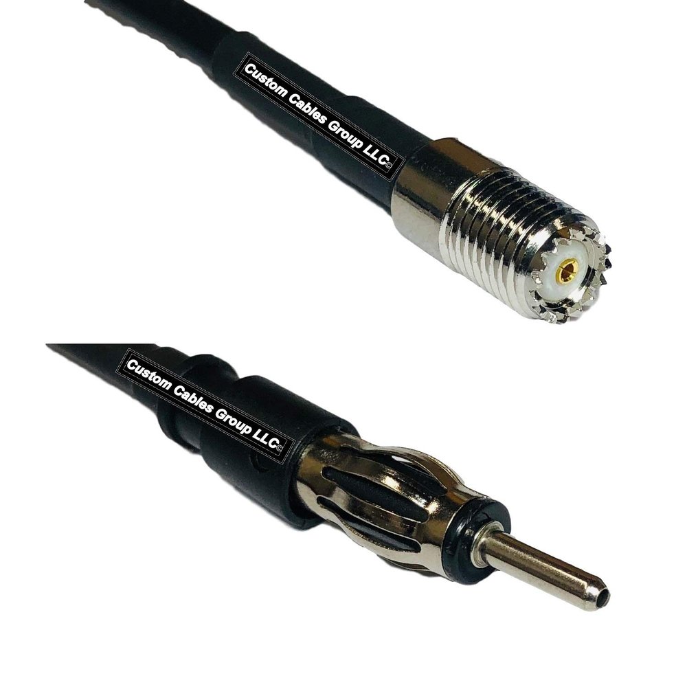 10 feet RFC240 KSR240 Mini UHF Female to AM/FM Male RF Pigtail Coaxial Cable