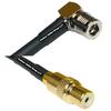 10 feet RFC240 KSR240 QMA Male Angle to RCA Female RF Pigtail Coaxial Cable view 1