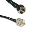 10 feet RFC240 KSR240 F Male to PL259 UHF Male RF Pigtail Coaxial Cable view 1