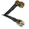 10 feet RFC240 KSR240 F Male Angle to FME Male RF Pigtail Coaxial Cable view 1