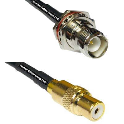 10 feet RFC240 KSR240 RP-TNC Female Bulkhead to RCA Female RF Pigtail Coaxial Cable