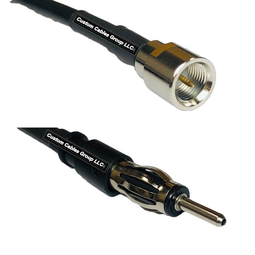 10 feet RFC240 KSR240 FME Male to AM/FM Male RF Pigtail Coaxial Cable