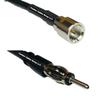 10 feet RFC240 KSR240 FME Male to AM/FM Male RF Pigtail Coaxial Cable view 1