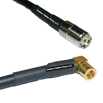10 feet RFC240 KSR240 Mini UHF Female to SMB Female Angle RF Pigtail Coaxial Cable