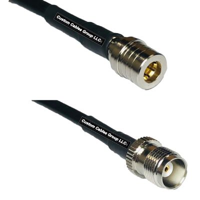 25 feet RFC240 KSR240 QMA Male to TNC Female RF Pigtail Coaxial Cable