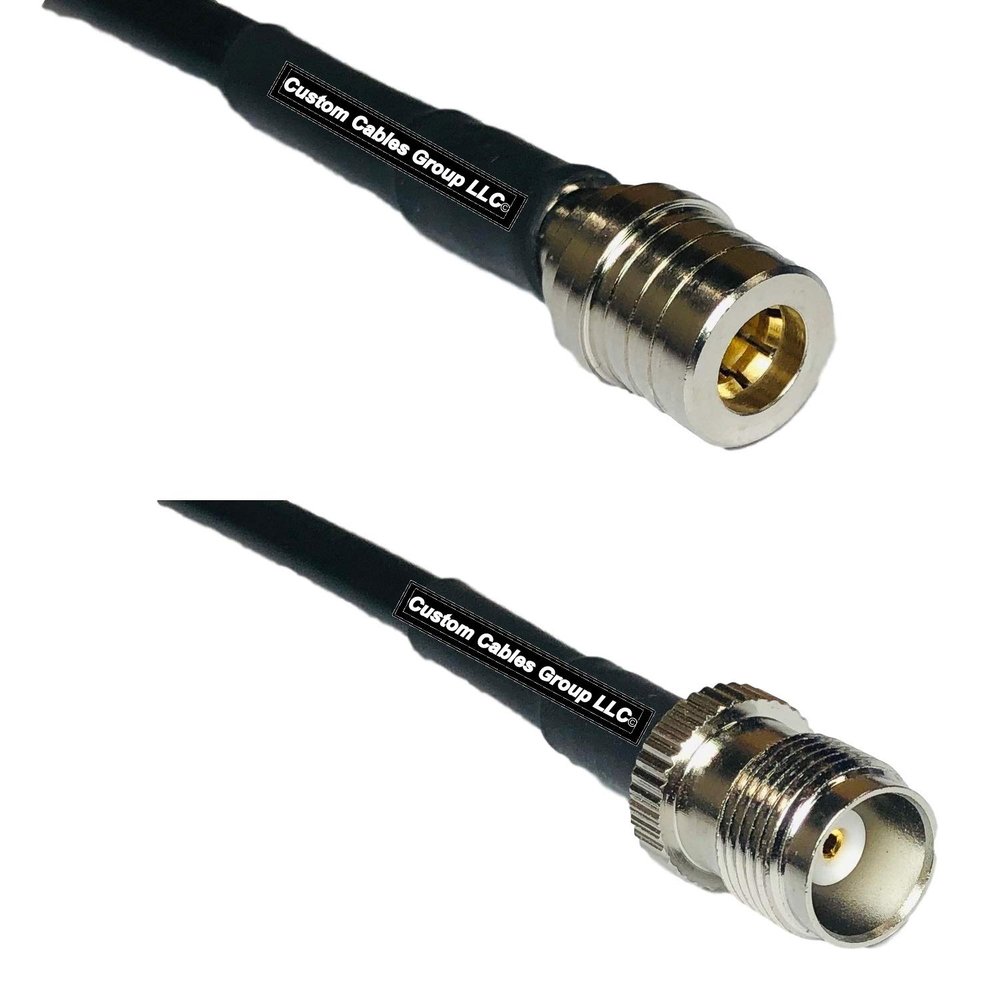 25 feet RFC240 KSR240 QMA Male to TNC Female RF Pigtail Coaxial Cable