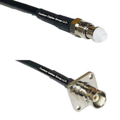 10 feet RFC240 KSR240 FME Female to BNC Flange Female RF Pigtail Coaxial Cable