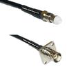 10 feet RFC240 KSR240 FME Female to BNC Flange Female RF Pigtail Coaxial Cable view 1