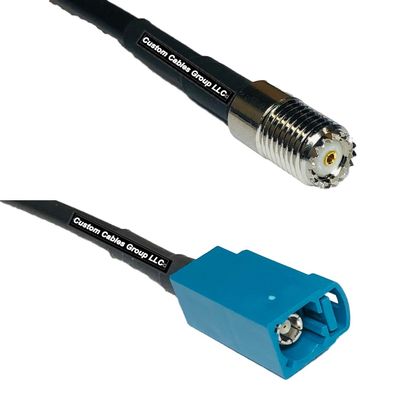 10 feet RFC240 KSR240 Mini UHF Female to Fakra Z Female RF Pigtail Coaxial Cable