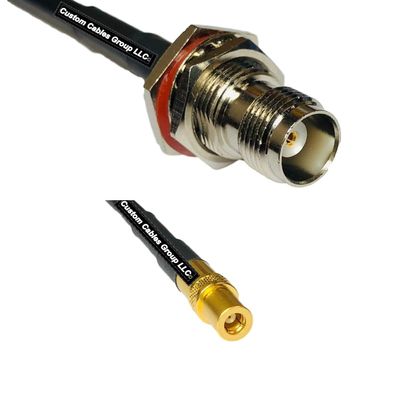 10 feet RFC240 KSR240 TNC Female Bulkhead to SMB Female RF Pigtail Coaxial Cable