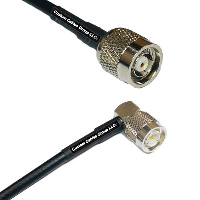 10 feet RFC240 KSR240 RP-TNC Male to TNC Male Angle RF Pigtail Coaxial Cable