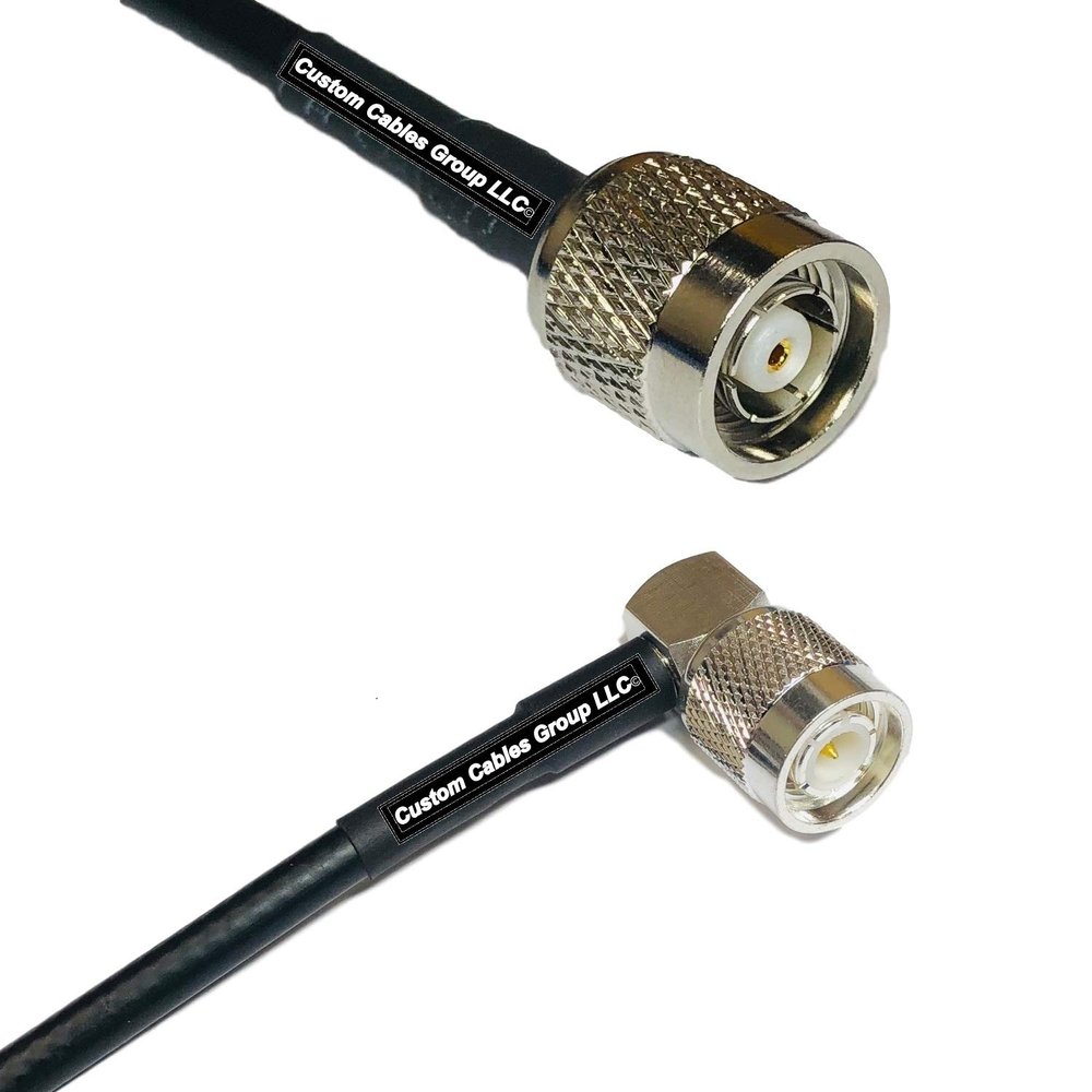10 feet RFC240 KSR240 RP-TNC Male to TNC Male Angle RF Pigtail Coaxial Cable