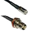 10 feet RFC240 KSR240 Mini UHF Female to TNC Female Bulkhead RF Pigtail Coaxial Cable view 1