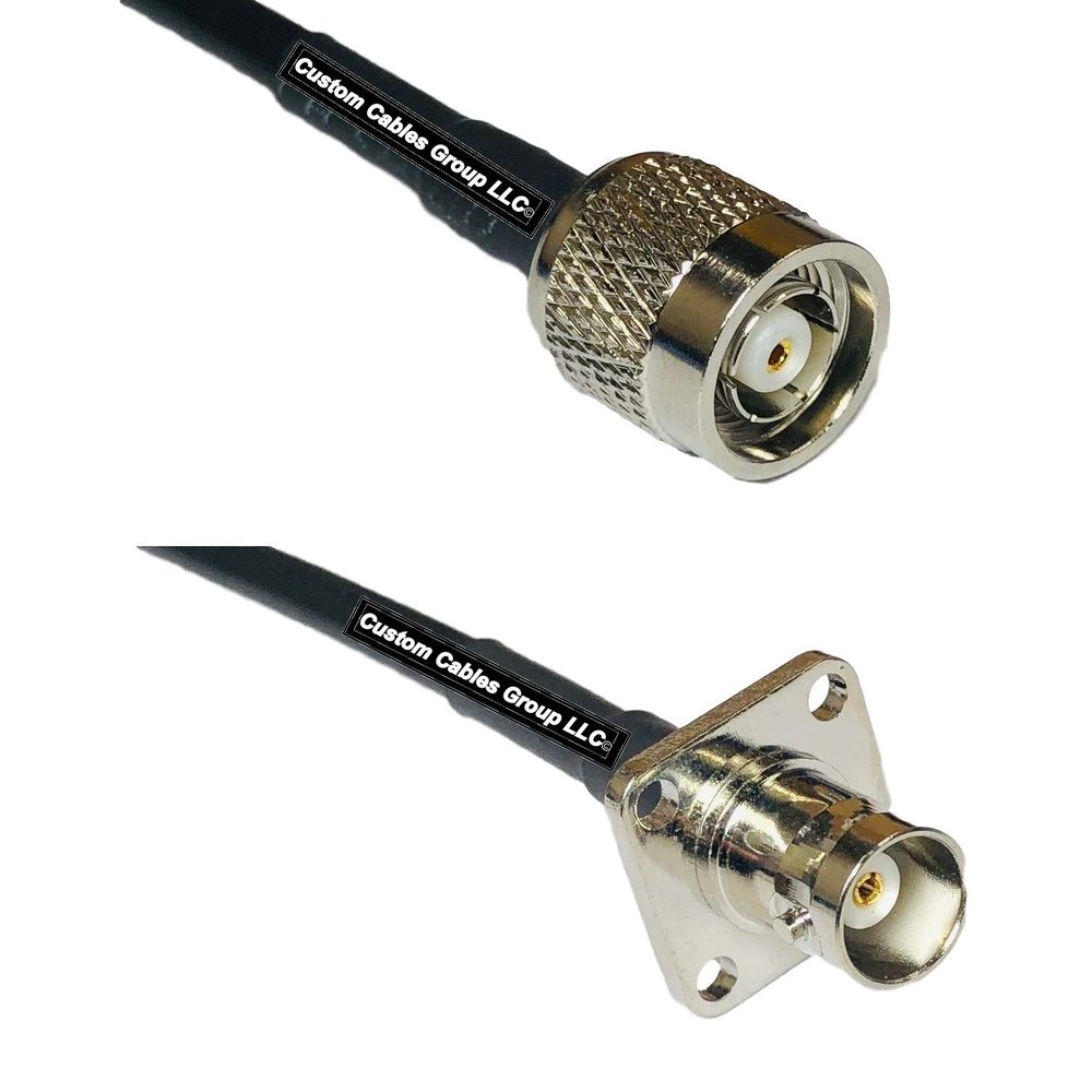 10 feet RFC240 KSR240 RP-TNC Male to BNC Flange Female RF Pigtail Coaxial Cable