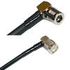 10 feet RFC240 KSR240 QMA Male Angle to TNC Male Angle RF Pigtail Coaxial Cable view 1