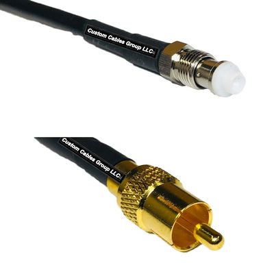 10 feet RFC240 KSR240 FME Female to RCA Male RF Pigtail Coaxial Cable