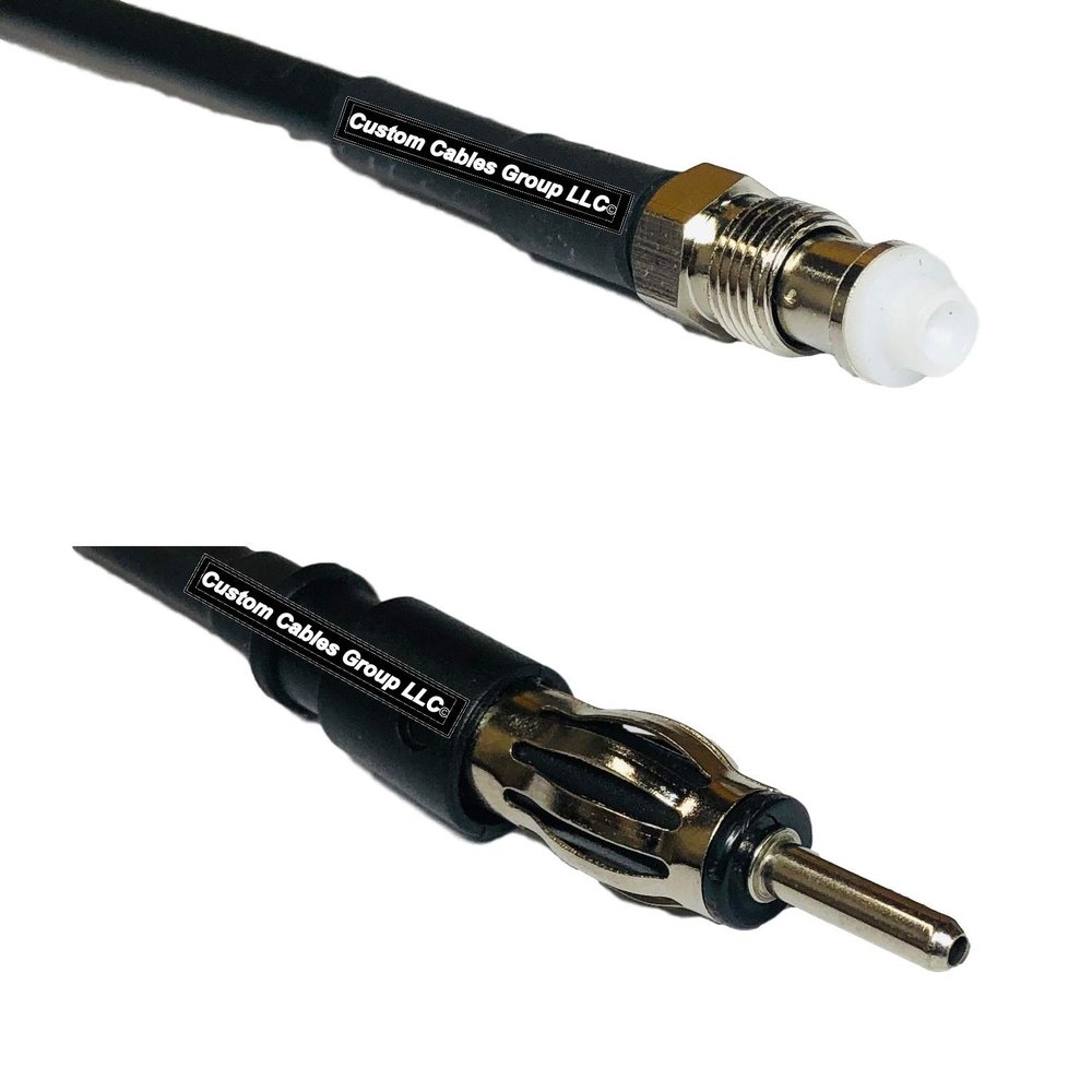 10 feet RFC240 KSR240 FME Female to AM/FM Male RF Pigtail Coaxial Cable