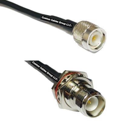 25 feet RFC240 KSR240 TNC Male to RP-TNC Female Bulkhead RF Pigtail Coaxial Cable