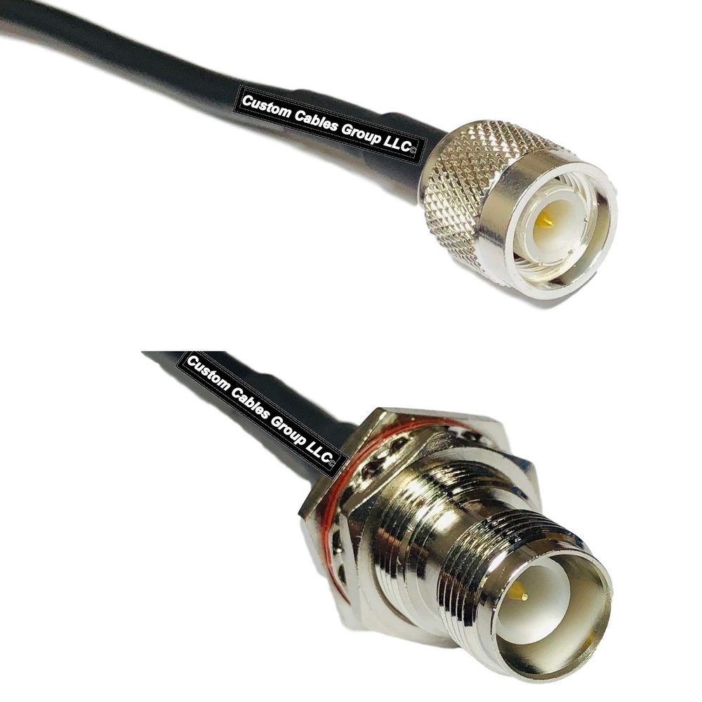 25 feet RFC240 KSR240 TNC Male to RP-TNC Female Bulkhead RF Pigtail Coaxial Cable