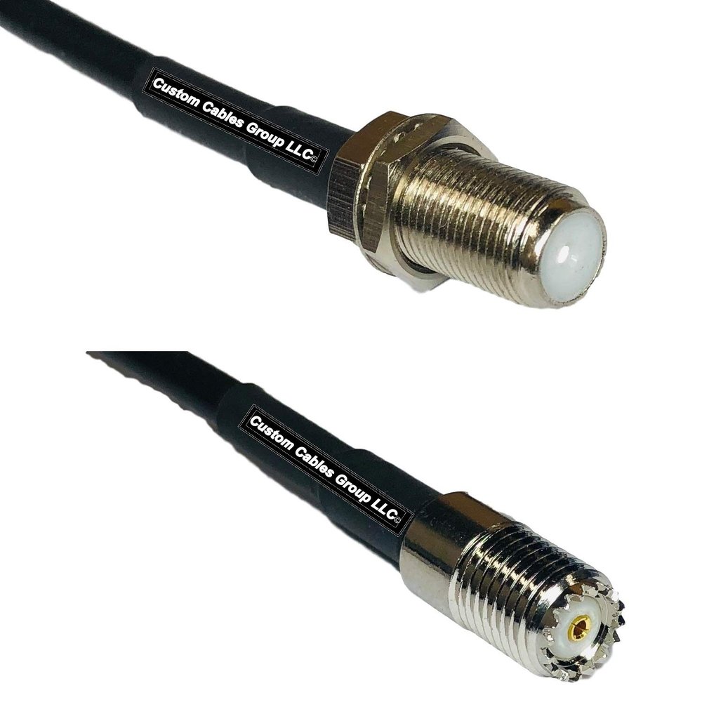 10 feet RFC240 KSR240 F Female to Mini UHF Female RF Pigtail Coaxial Cable