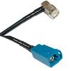 50 feet RFC240 KSR240 TNC Male Angle to Fakra Z Female RF Pigtail Coaxial Cable view 1