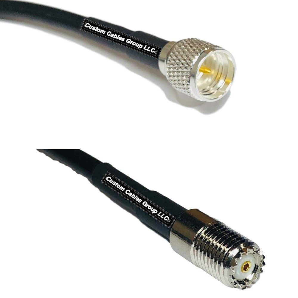 10 feet RFC240 KSR240 Mini UHF Male to Mini UHF Female RF Pigtail Coaxial Cable