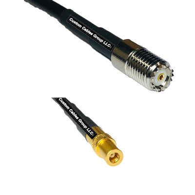 10 feet RFC240 KSR240 Mini UHF Female to SMB Female RF Pigtail Coaxial Cable