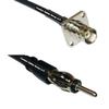 10 feet RFC240 KSR240 BNC Flange Female to AM/FM Male RF Pigtail Coaxial Cable view 1