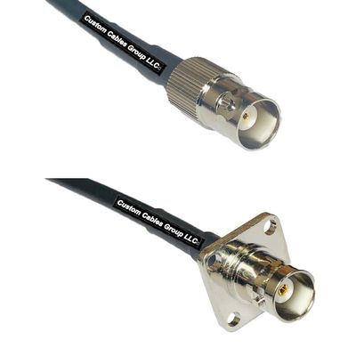 10 feet RFC240 KSR240 BNC Female to BNC Flange Female RF Pigtail Coaxial Cable