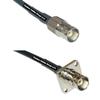 10 feet RFC240 KSR240 BNC Female to BNC Flange Female RF Pigtail Coaxial Cable view 1
