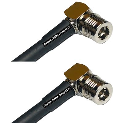 10 feet RFC240 KSR240 QMA Male Angle to QMA Male Angle RF Pigtail Coaxial Cable