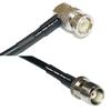 10 feet RFC240 KSR240 BNC Male Angle to TNC Female RF Pigtail Coaxial Cable view 1