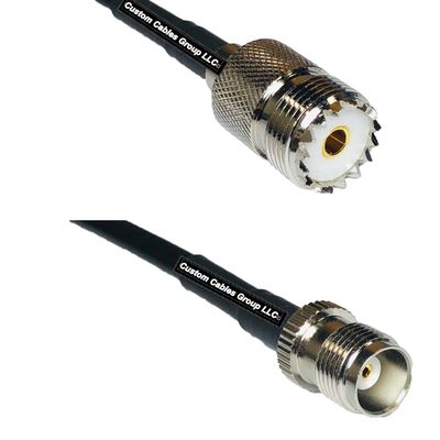 25 feet RFC240 KSR240 SO239 UHF Female to TNC Female RF Pigtail Coaxial Cable