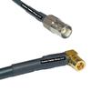 10 feet RFC240 KSR240 BNC Female to SMB Female Angle RF Pigtail Coaxial Cable view 1