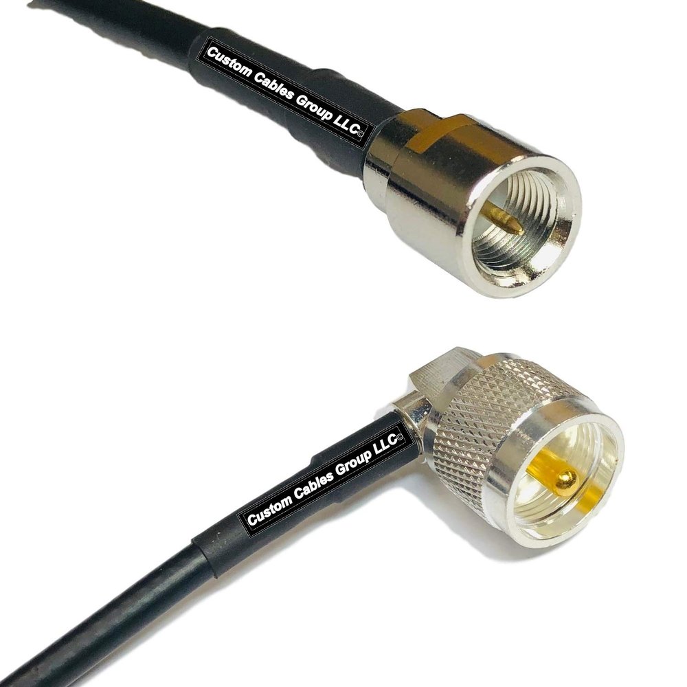 10 feet RFC240 KSR240 FME Male to UHF Male Angle RF Pigtail Coaxial Cable
